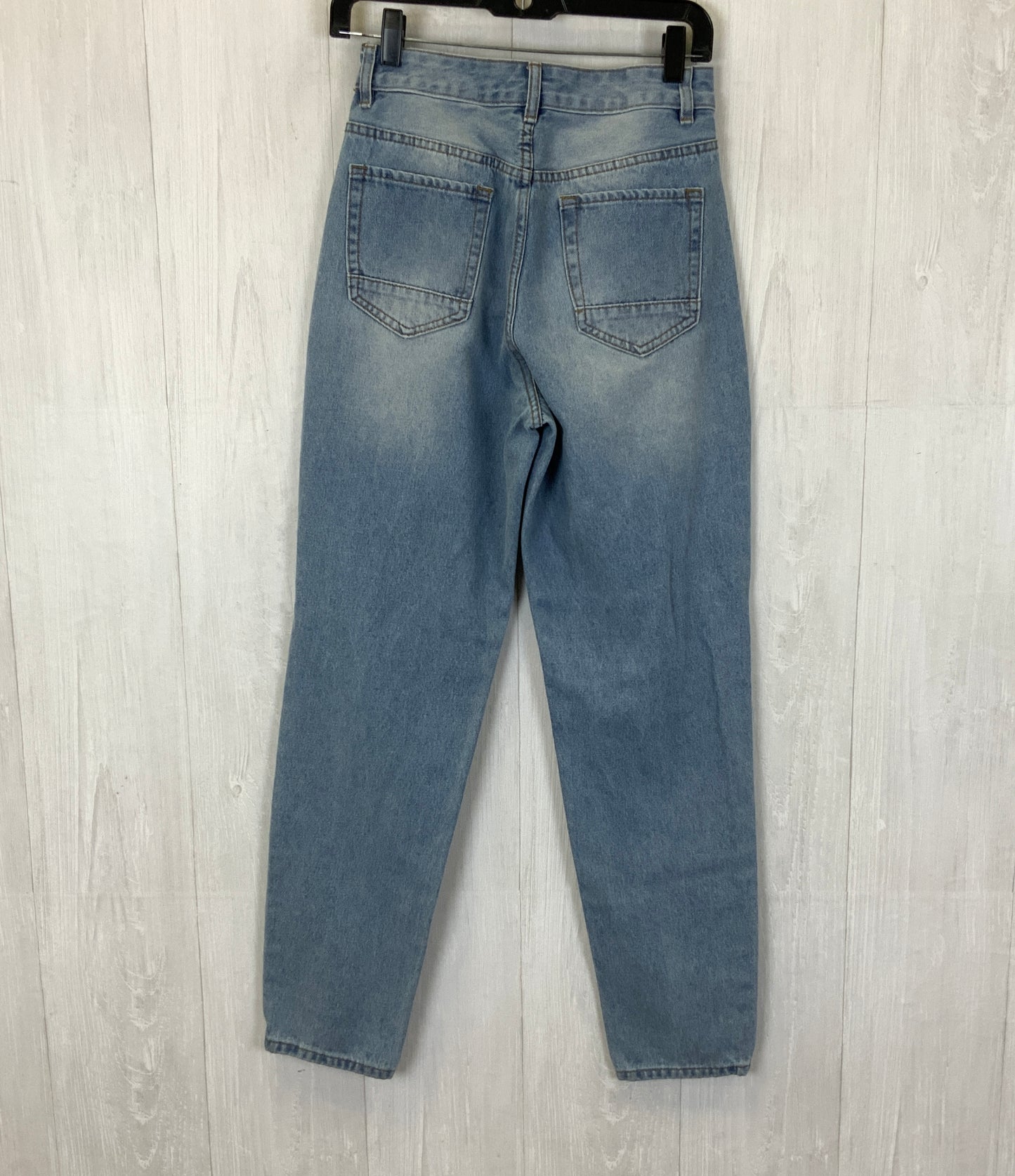 Jeans Straight By Shein In Blue Denim, Size: 2