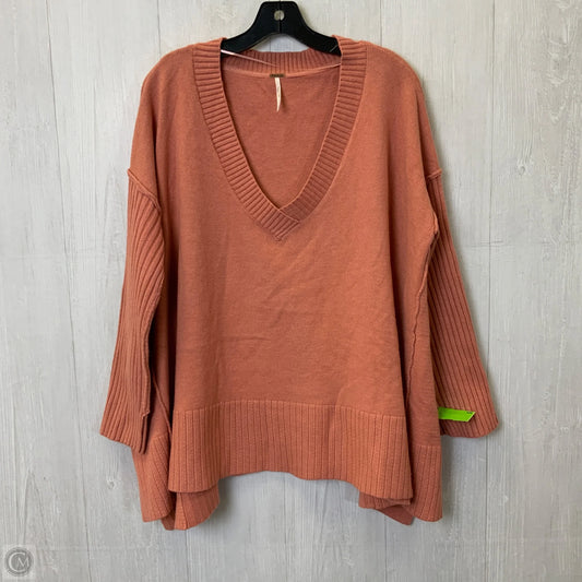 Sweater By Free People In Coral, Size: S