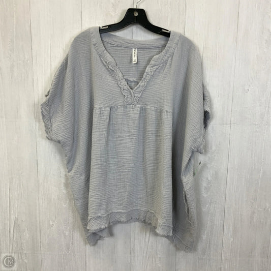 Top Sleeveless By Zenana Outfitters In Grey, Size: 3x