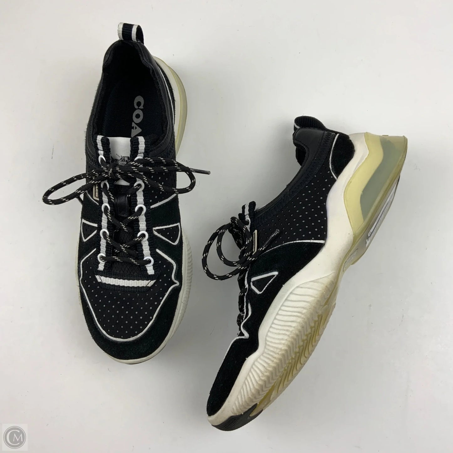 Shoes Sneakers By Coach In Black, Size: 9