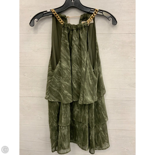 Top Sleeveless By Michael By Michael Kors In Green, Size: L