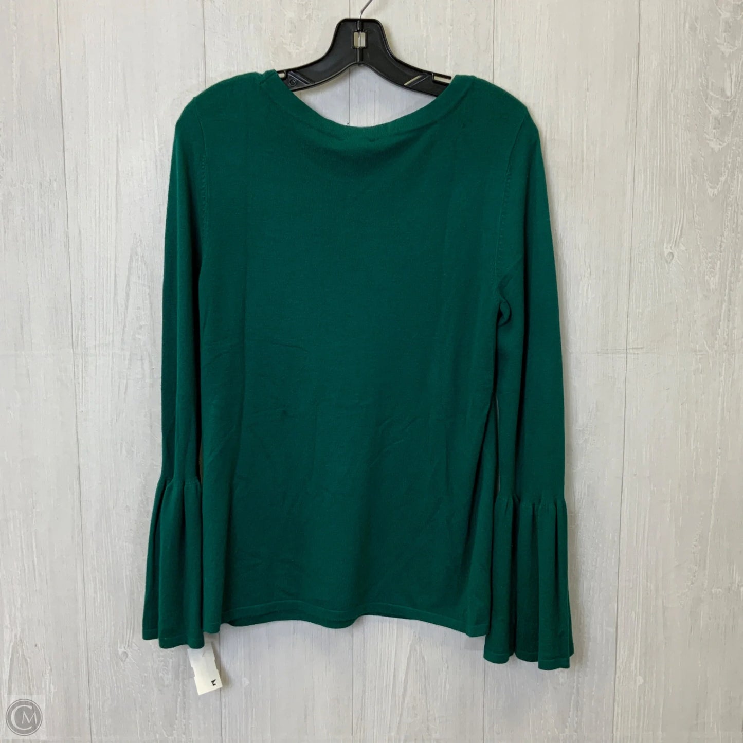 Top Long Sleeve By Worthington In Green, Size: S