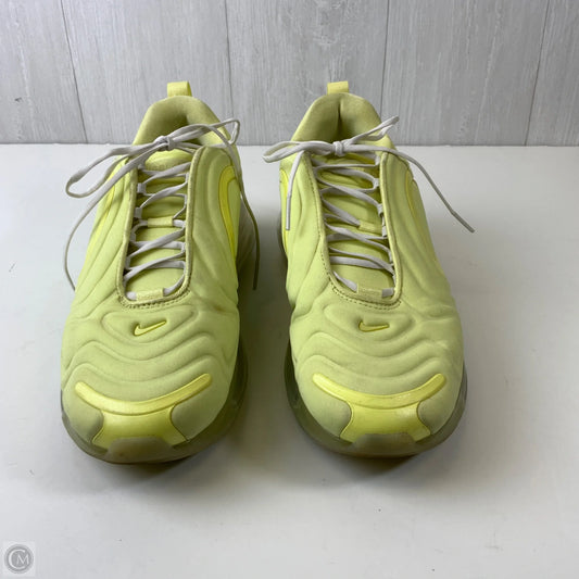 Shoes Athletic By Nike In Yellow, Size: 11