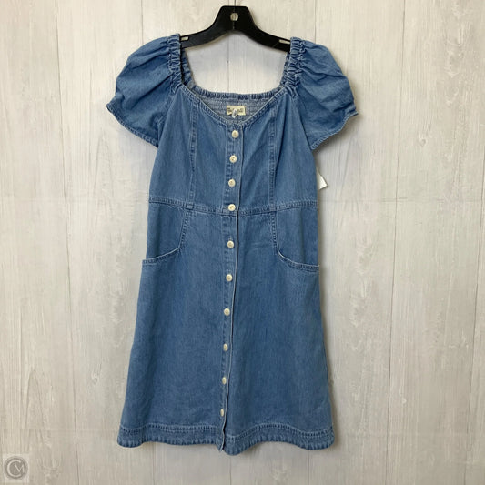Dress Casual Short By Madewell In Blue Denim, Size: Xs