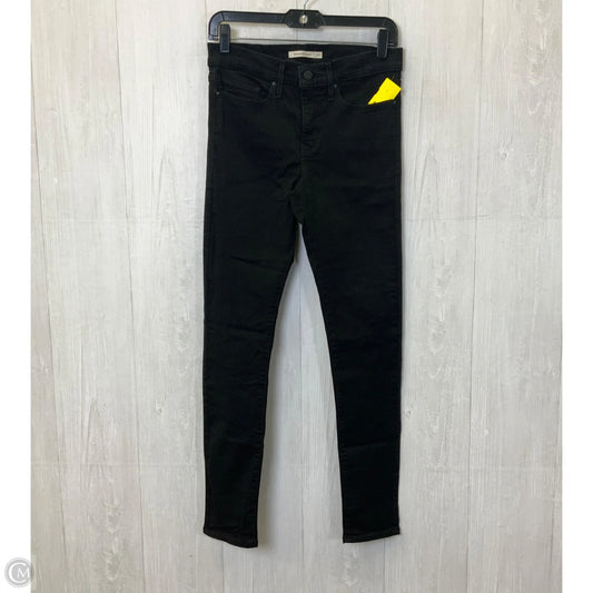 Jeans Skinny By Levis Signature In Black, Size: 4