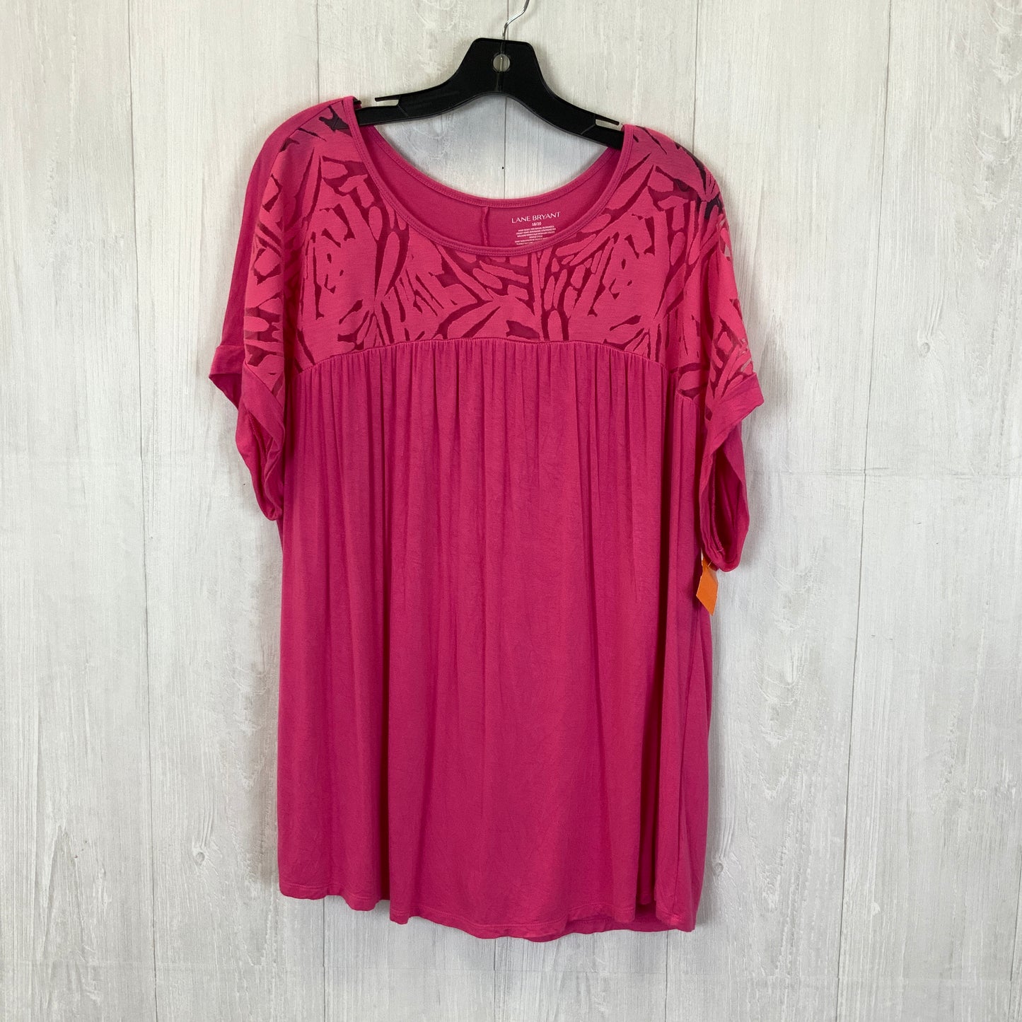 Hot Pink Top Sleeveless Lane Bryant, Size 2x