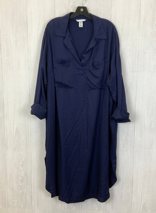 Dress Casual Midi By H&m  Size: Xl