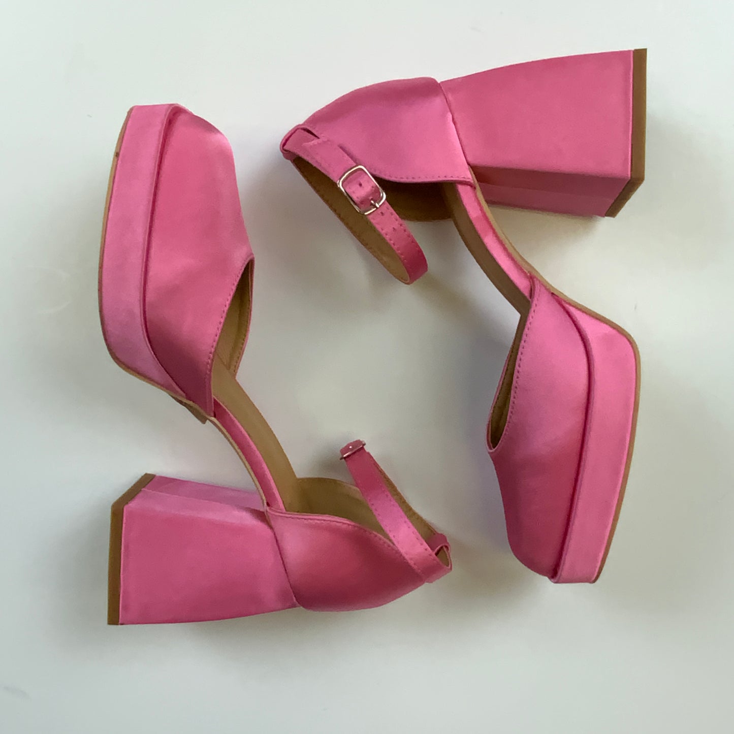 Shoes Heels Block By Clothes Mentor In Pink, Size: 10