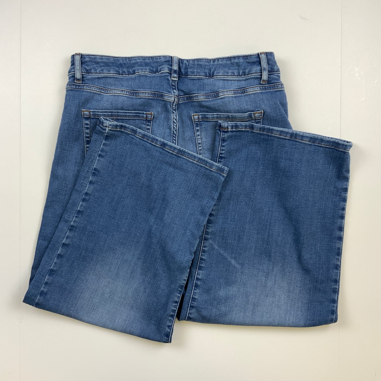 Jeans Cropped By J. Jill In Blue Denim, Size: 12