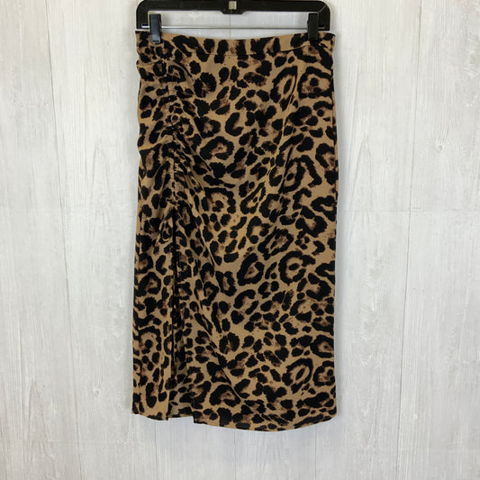 Skirt Midi By Shein In Animal Print, Size: M