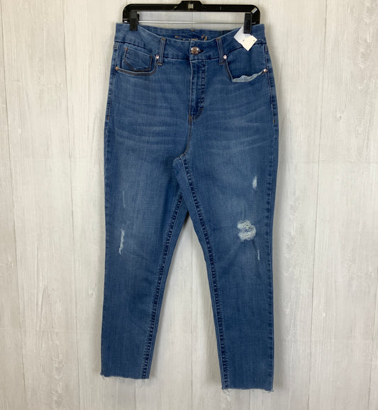 Jeans Skinny By Seven 7 In Blue Denim, Size: 16