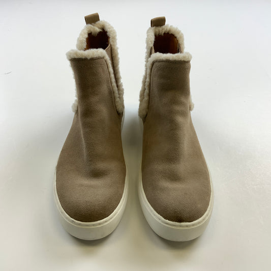 Shoes Sneakers By Lucky Brand In Taupe, Size: 9