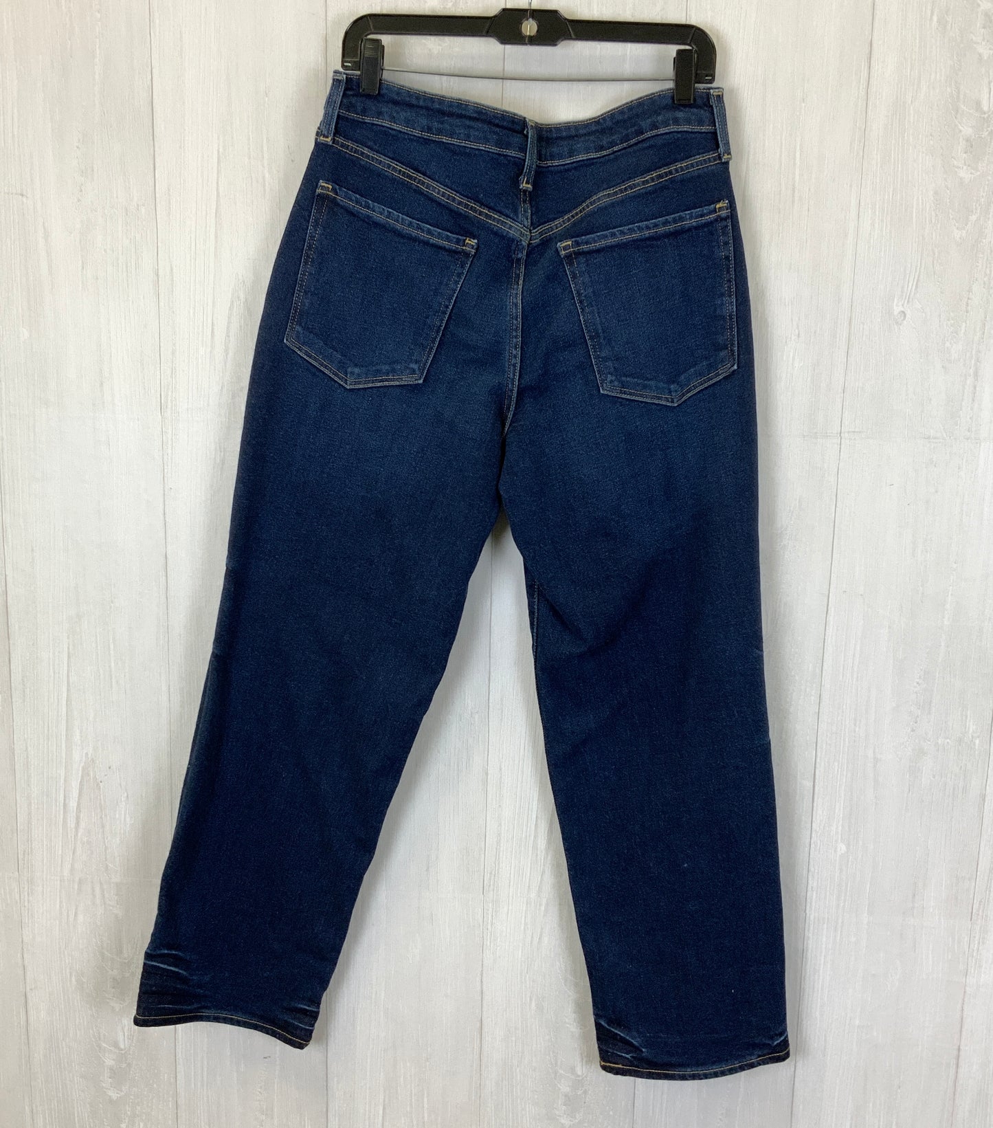 Jeans Straight By Old Navy In Blue Denim, Size: 12petite