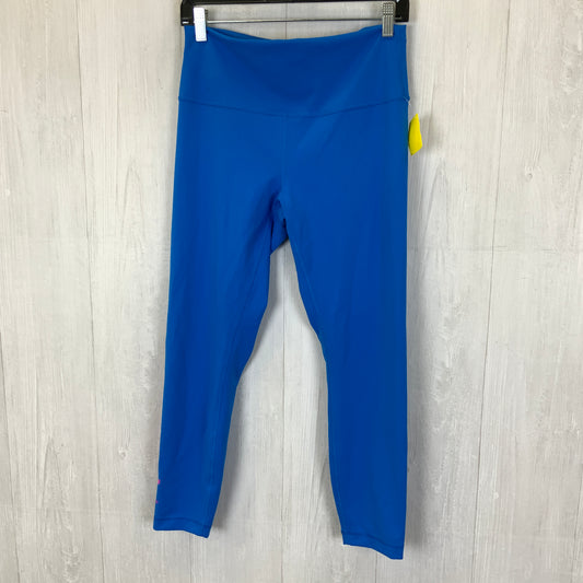 Athletic Leggings By Lululemon In Blue & Pink, Size: 12