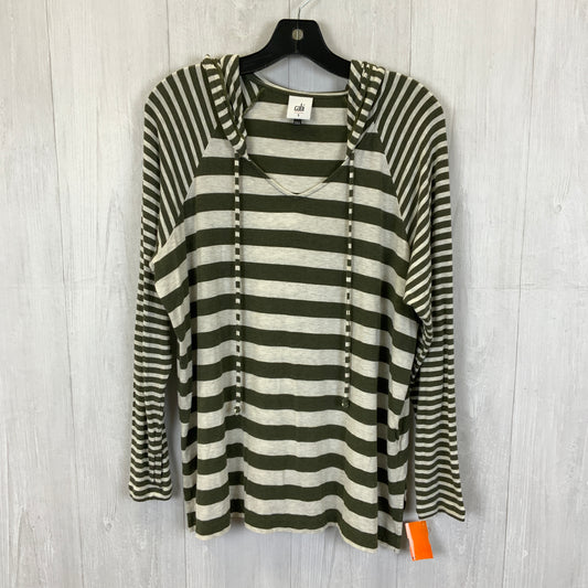 Top Long Sleeve By Cabi In Striped Pattern, Size: S