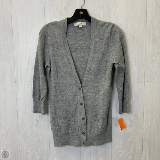 Cardigan By Loft In Grey, Size: S
