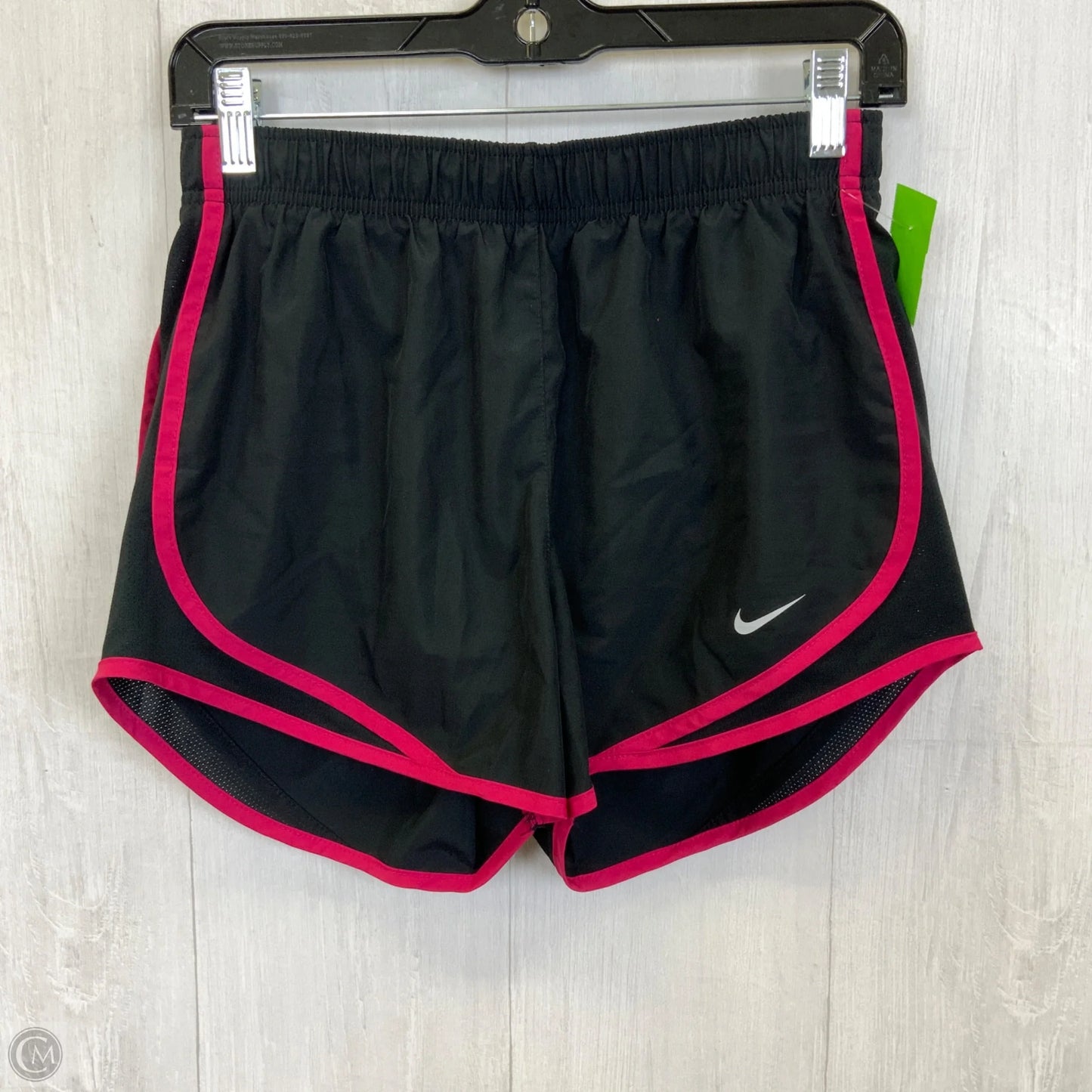 Athletic Shorts By Nike Apparel In Black & Pink, Size: S