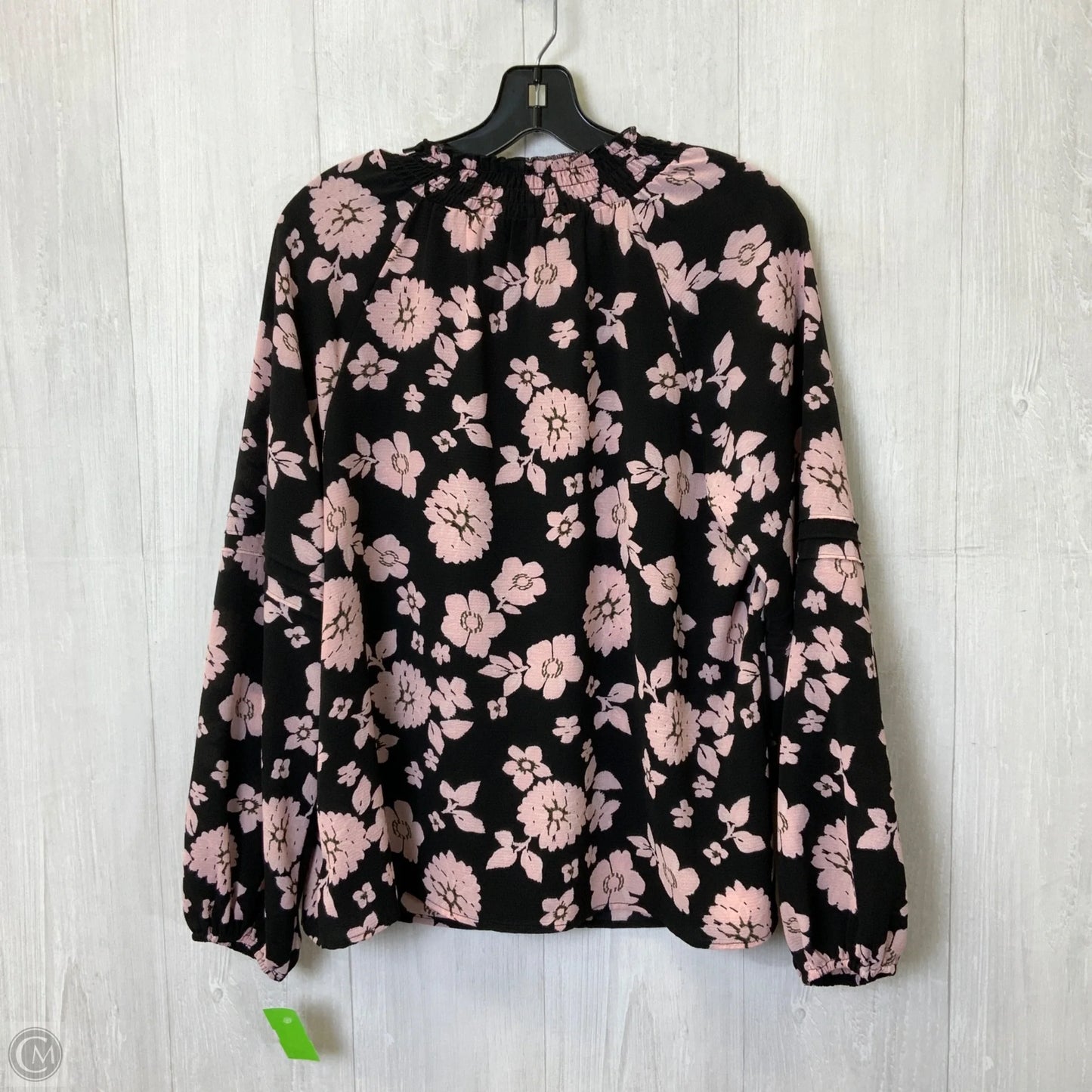 Top 3/4 Sleeve By Social Standard By Sanctuary In Black & Pink, Size: L
