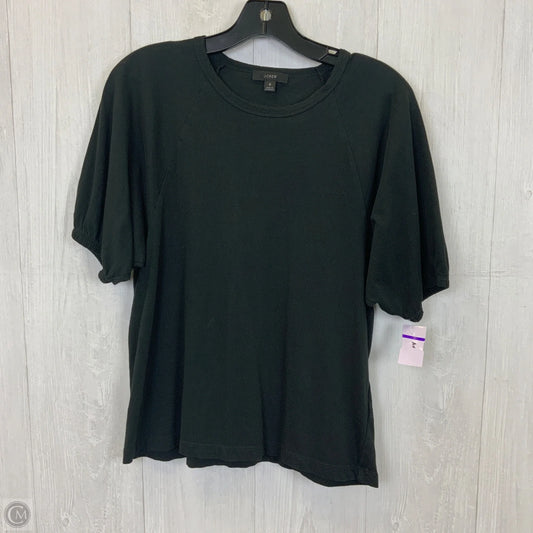Top Short Sleeve By J. Crew In Black, Size: S