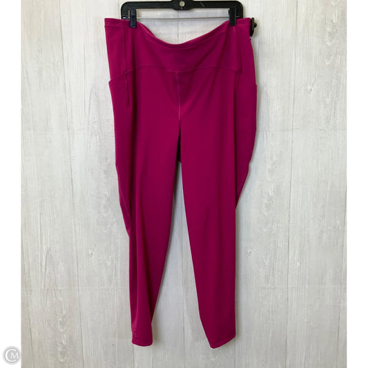 Athletic Leggings By Lululemon In Pink, Size: 20