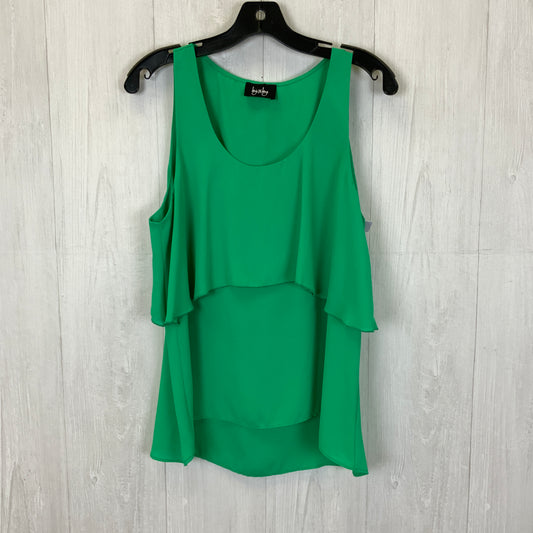 Green Top Sleeveless By & By, Size L