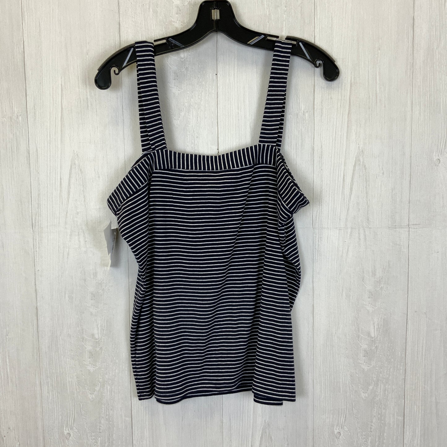 Blue & White Tank Top Loft, Size L