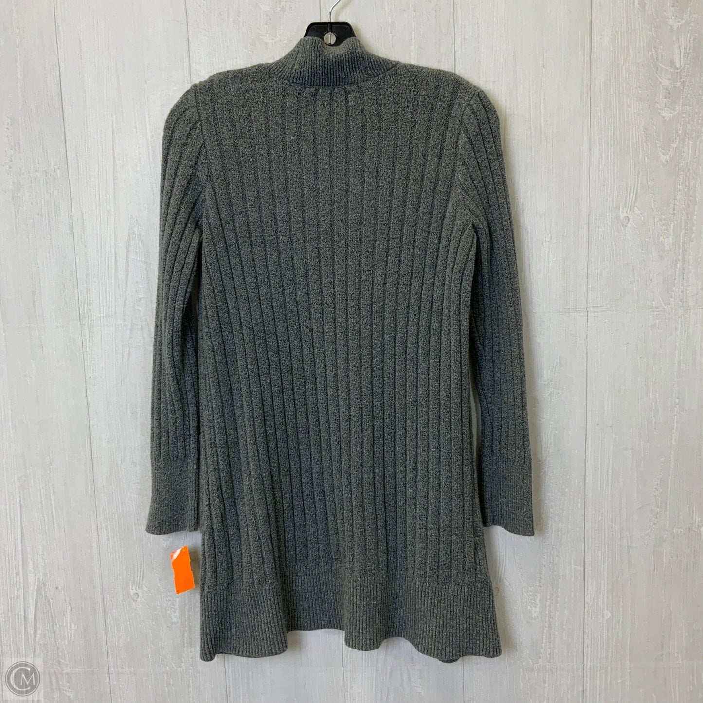 Sweater Cardigan By Loft In Grey, Size: Xs