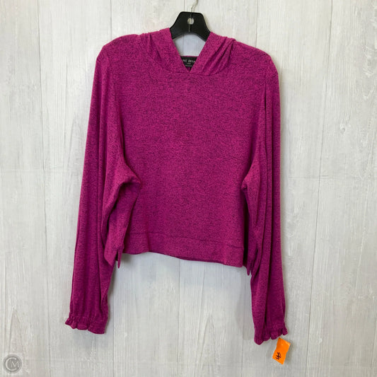 Top Long Sleeve By Lane Bryant In Black & Pink, Size: 1x