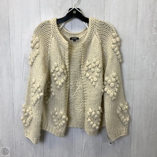 Cardigan By Clothes Mentor In Beige, Size: S