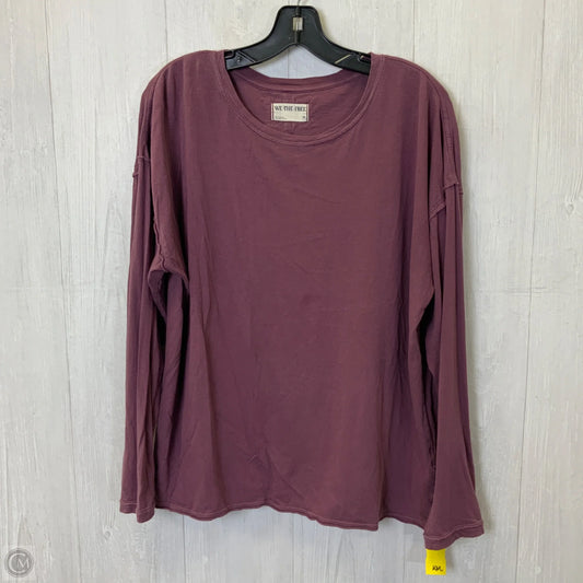 Top Long Sleeve Basic By We The Free In Purple, Size: M