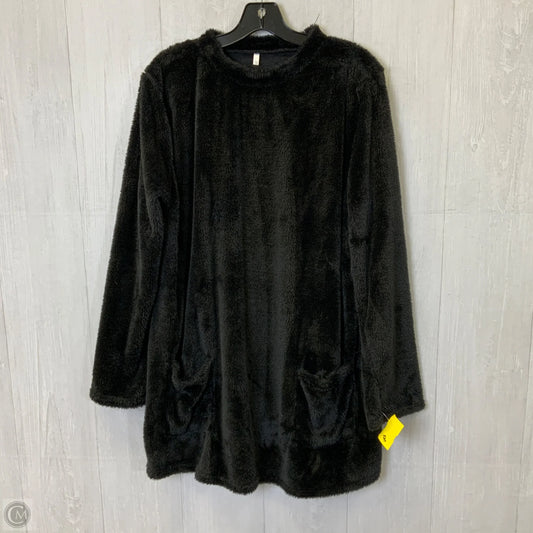 Tunic Long Sleeve By Clothes Mentor In Black, Size: Xl