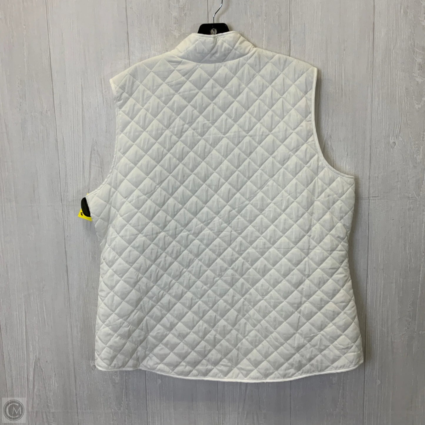 Vest Puffer & Quilted By Kendra Scott In White, Size: Xl