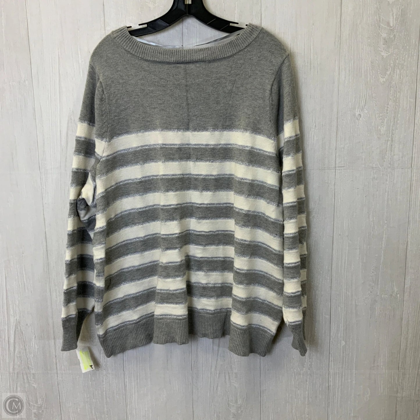 Sweater By Lane Bryant In Striped Pattern, Size: 3x