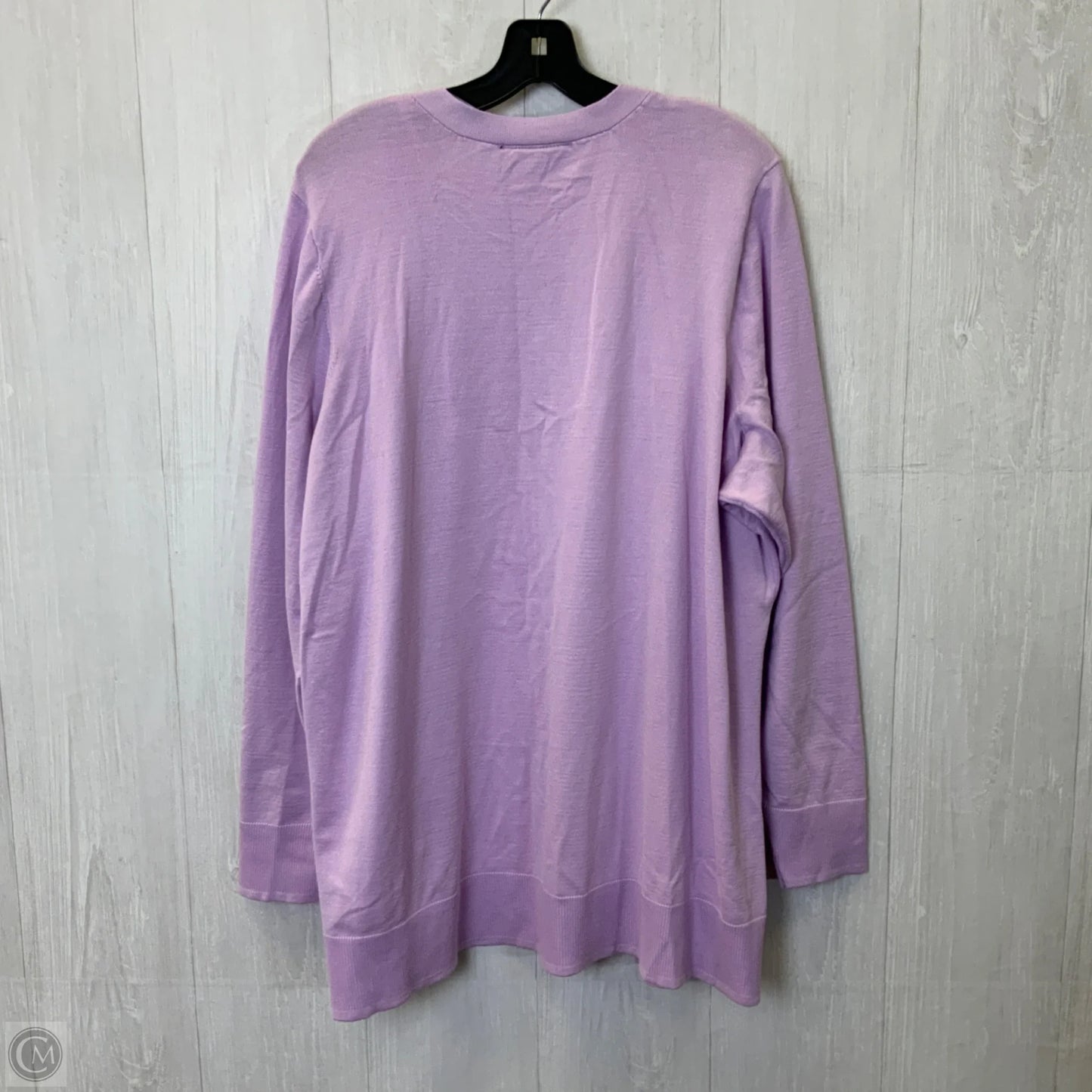 Cardigan By Lane Bryant In Purple, Size: 4x