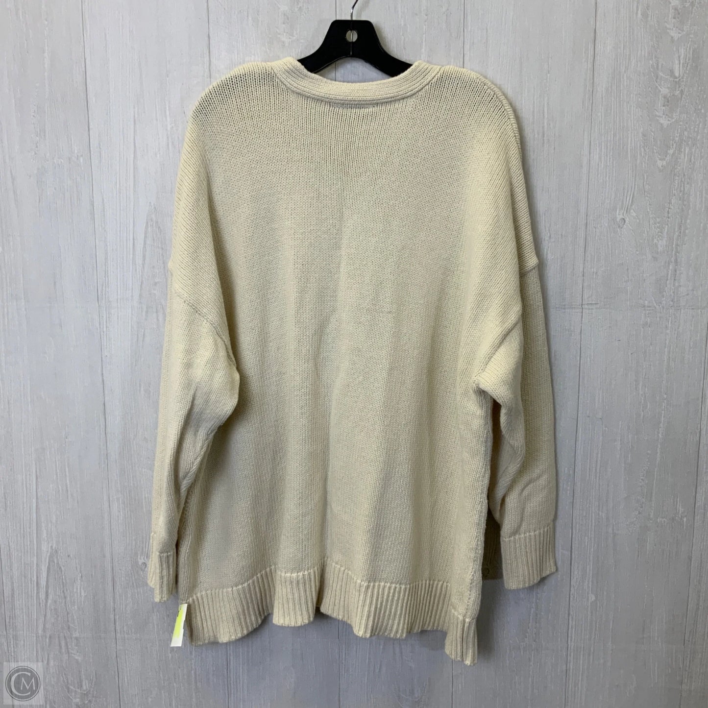 Sweater Cardigan By Lane Bryant In Cream, Size: 4x