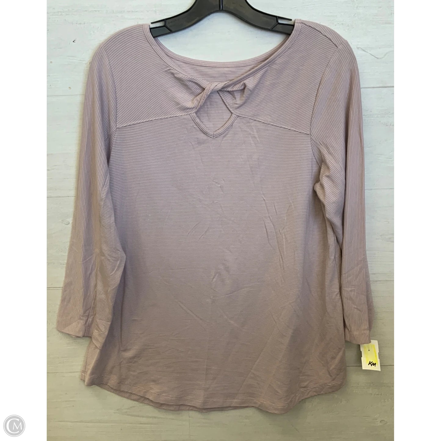 Top Long Sleeve By Soft Surroundings In Striped Pattern, Size: M