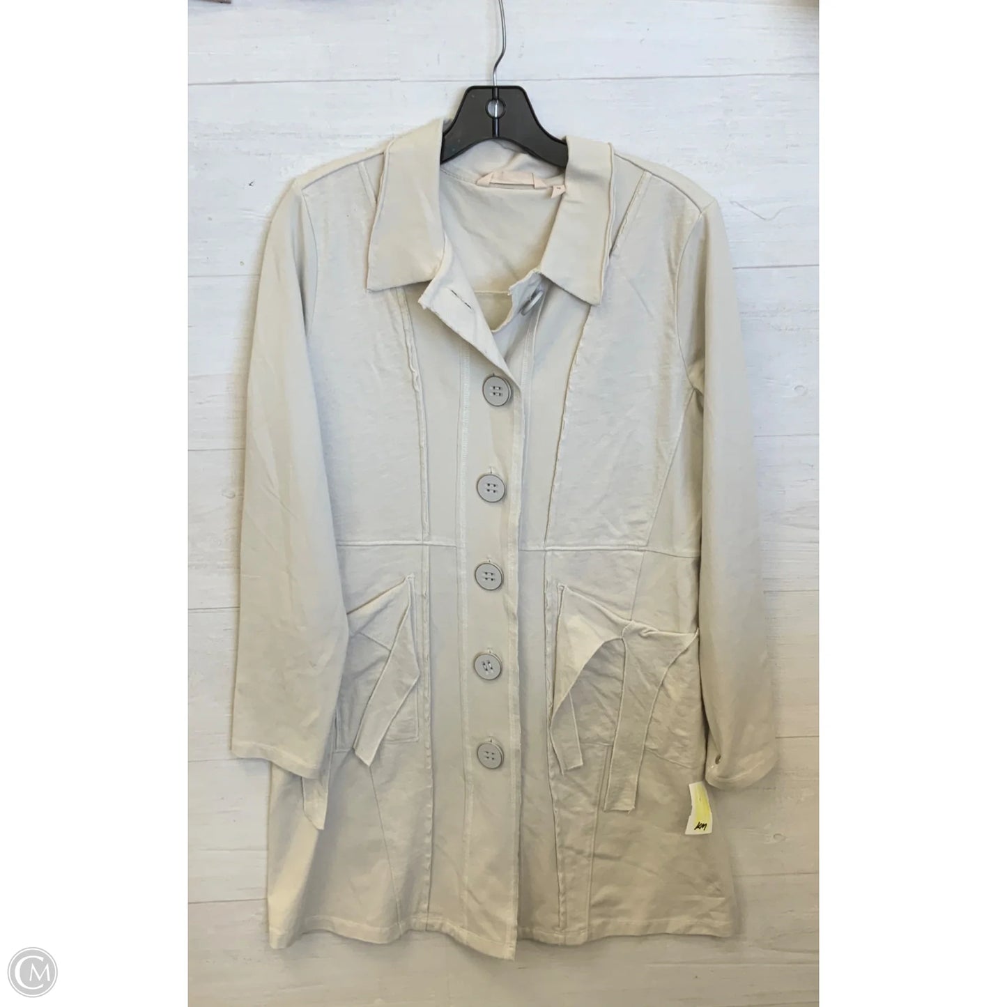 Jacket Shirt By Soft Surroundings In Beige, Size: Xs