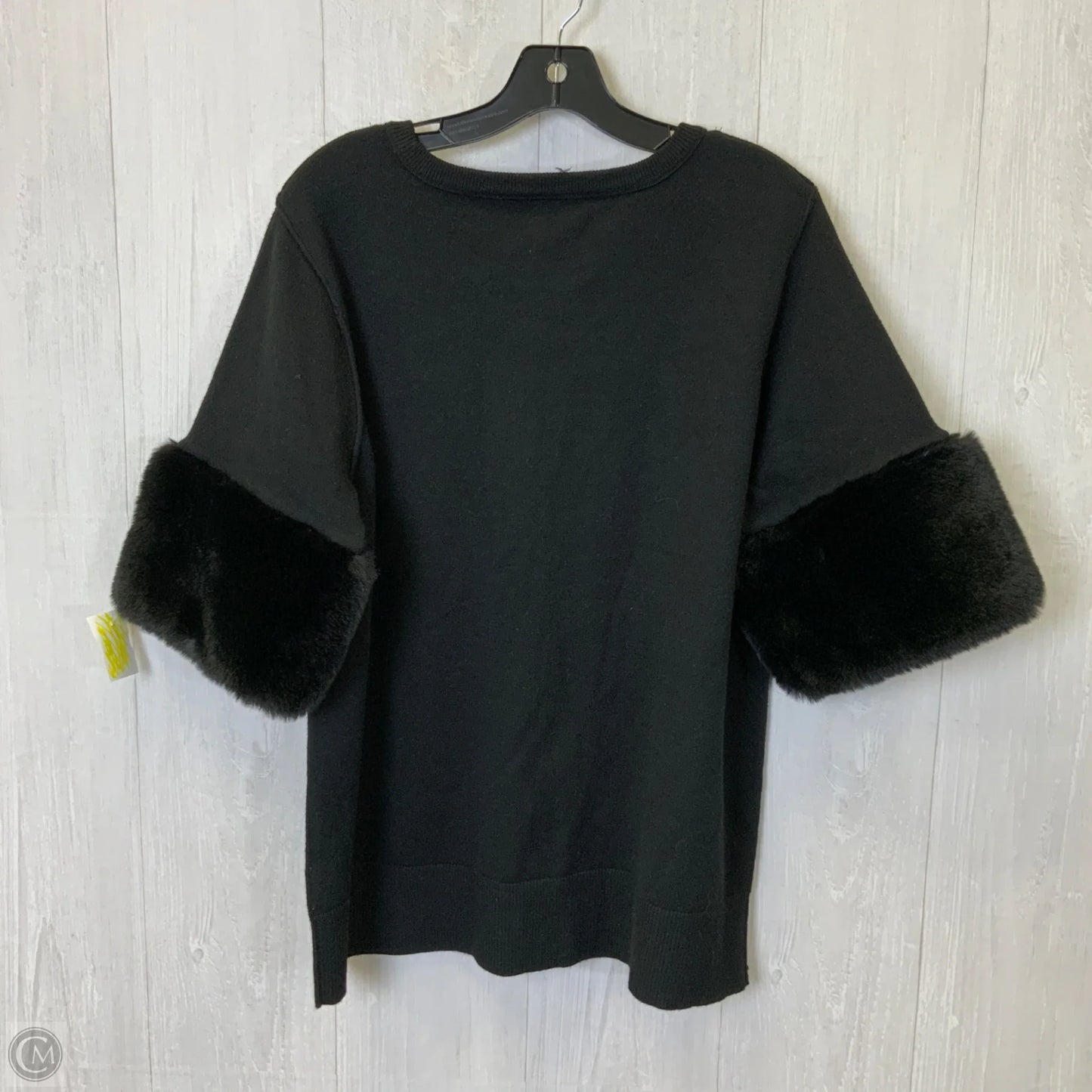 Sweater Short Sleeve By Michael By Michael Kors In Black, Size: Xl