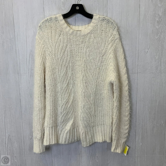 Sweater By Clothes Mentor In Cream, Size: Xxl
