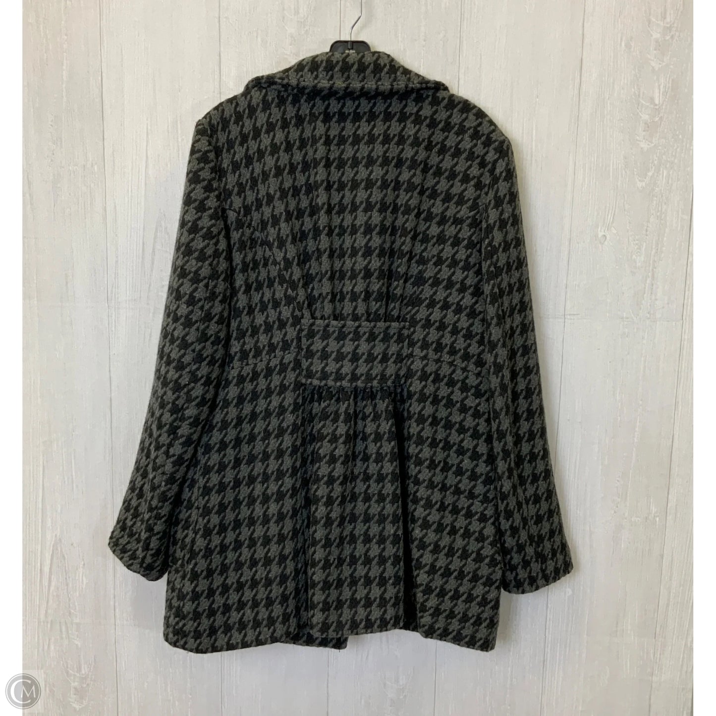 Coat Peacoat By Bar Iii In Black & Grey, Size: Xl