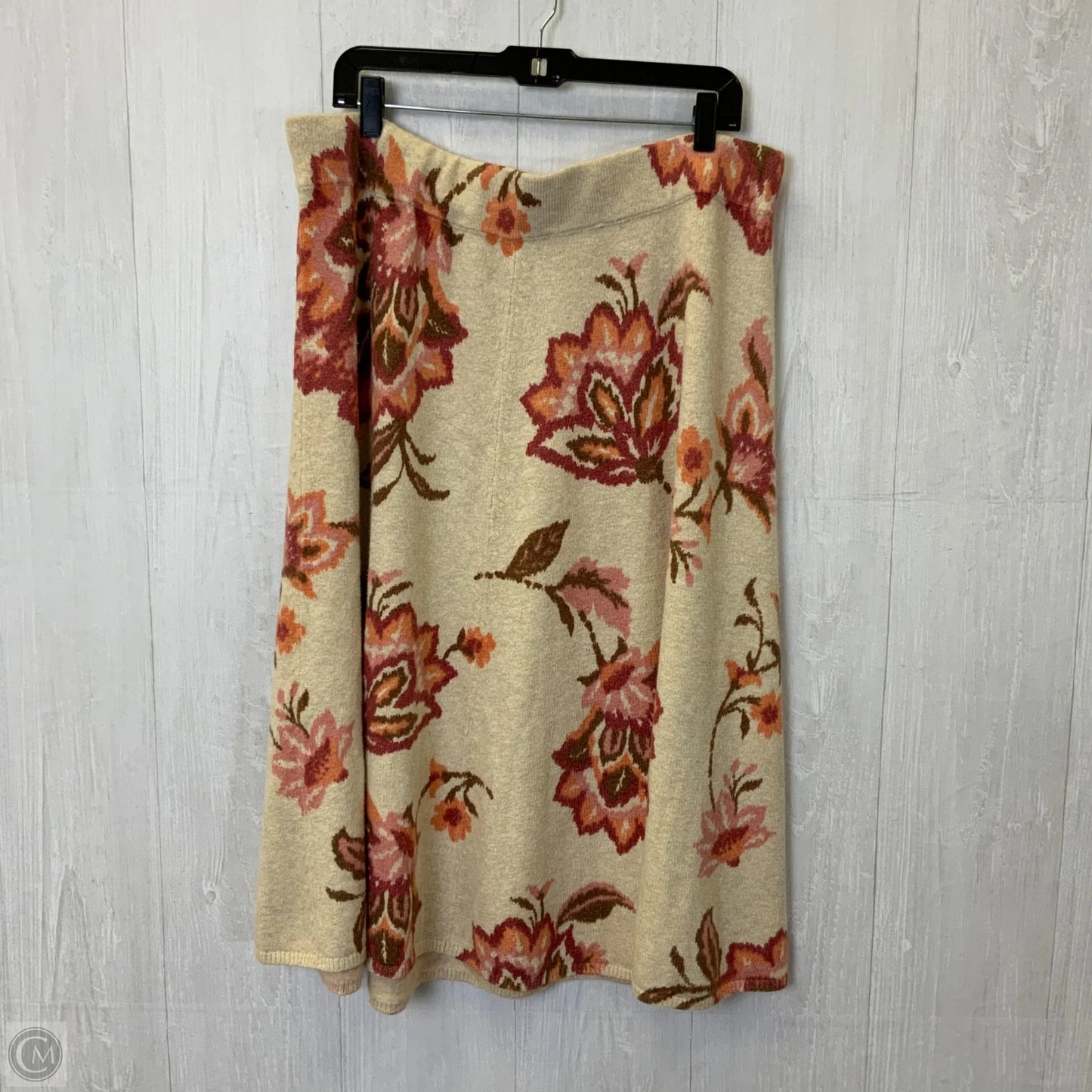 Skirt Maxi By Lc Lauren Conrad In Floral Print, Size: 1x