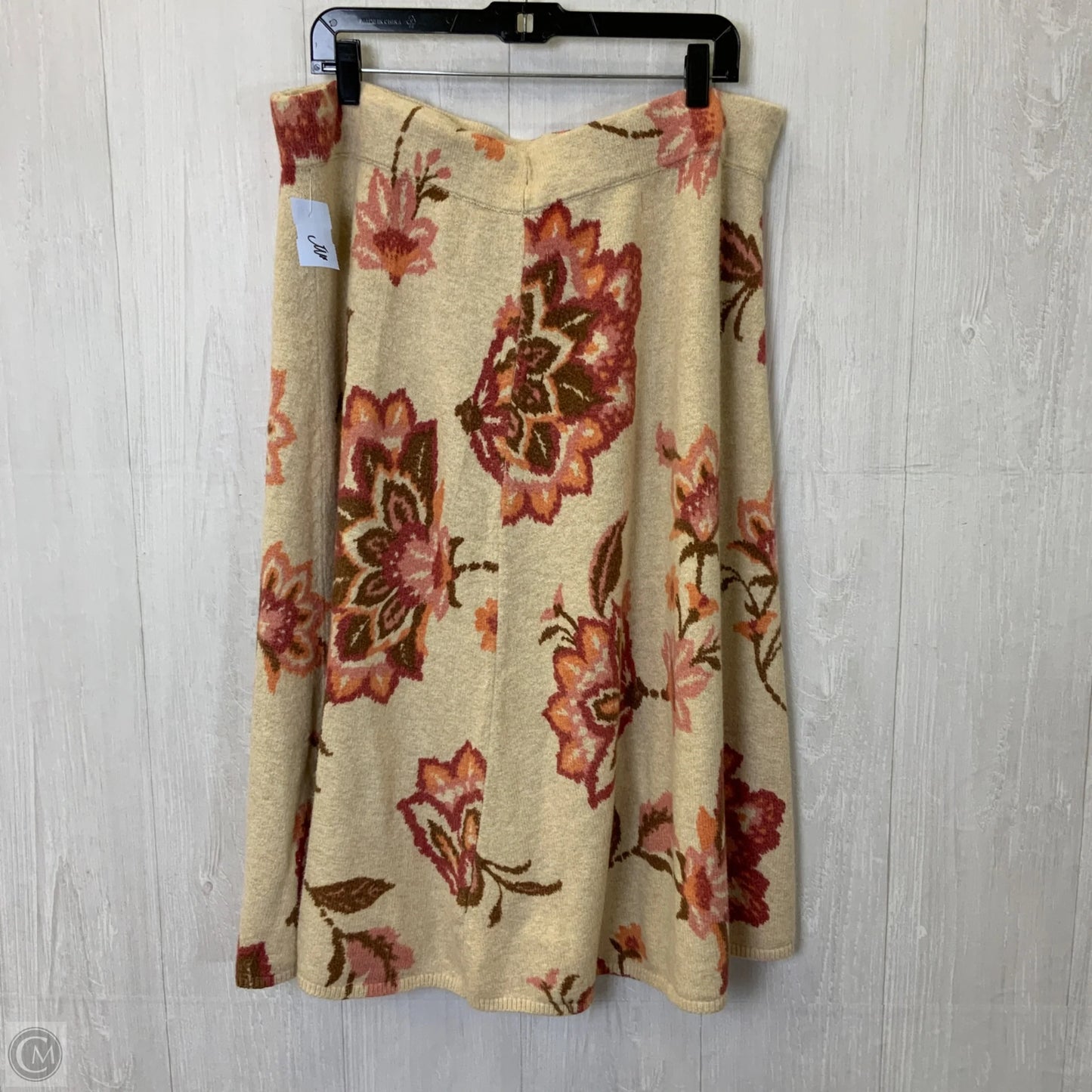 Skirt Maxi By Lc Lauren Conrad In Floral Print, Size: 1x