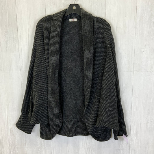 Sweater Cardigan By Clothes Mentor In Black & Grey, Size: Xl