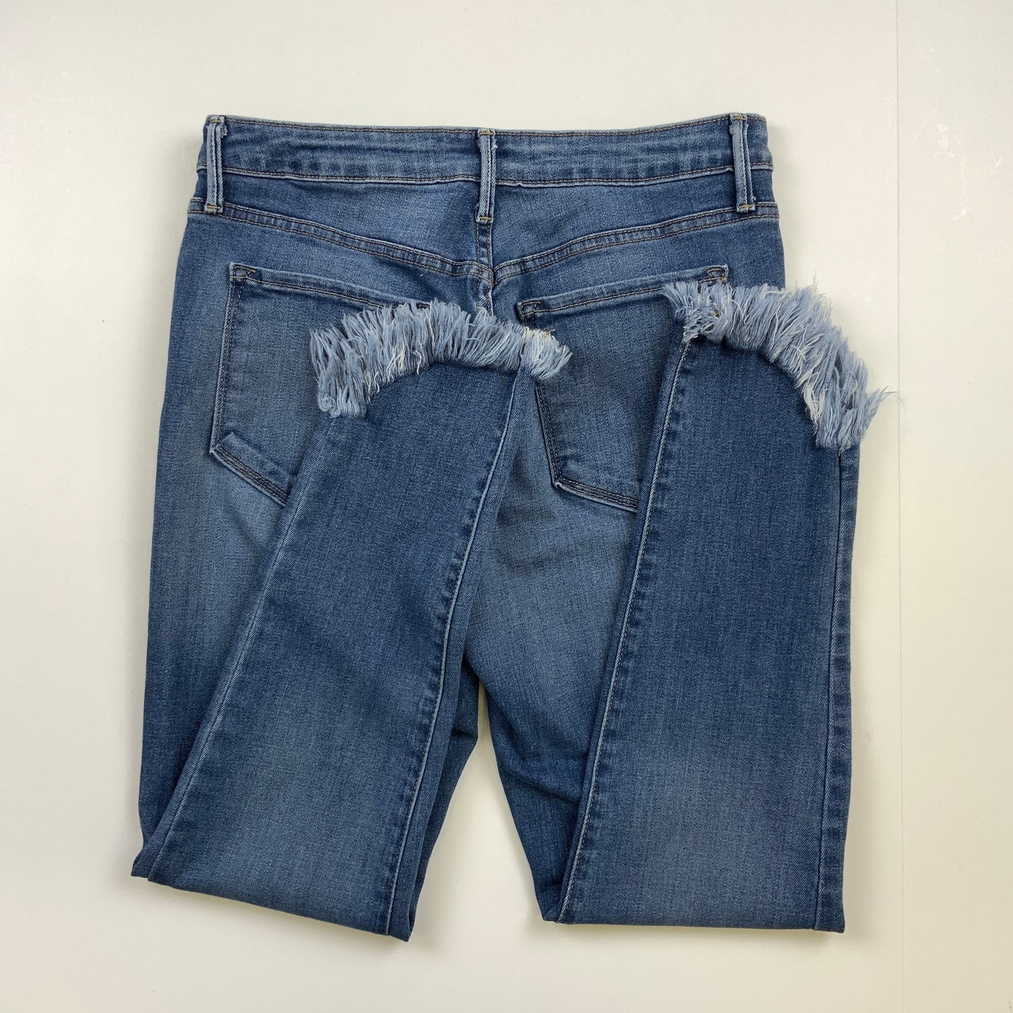 Jeans Cropped By Just Black In Blue, Size: 12