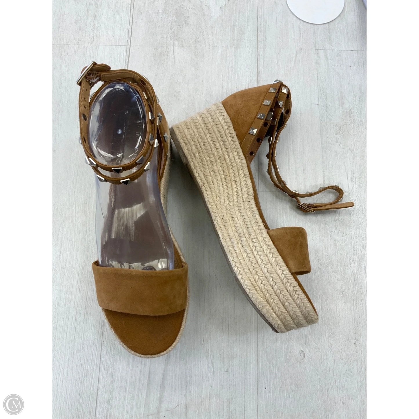 Shoes Heels Platform By Marc Fisher In Brown, Size: 8.5