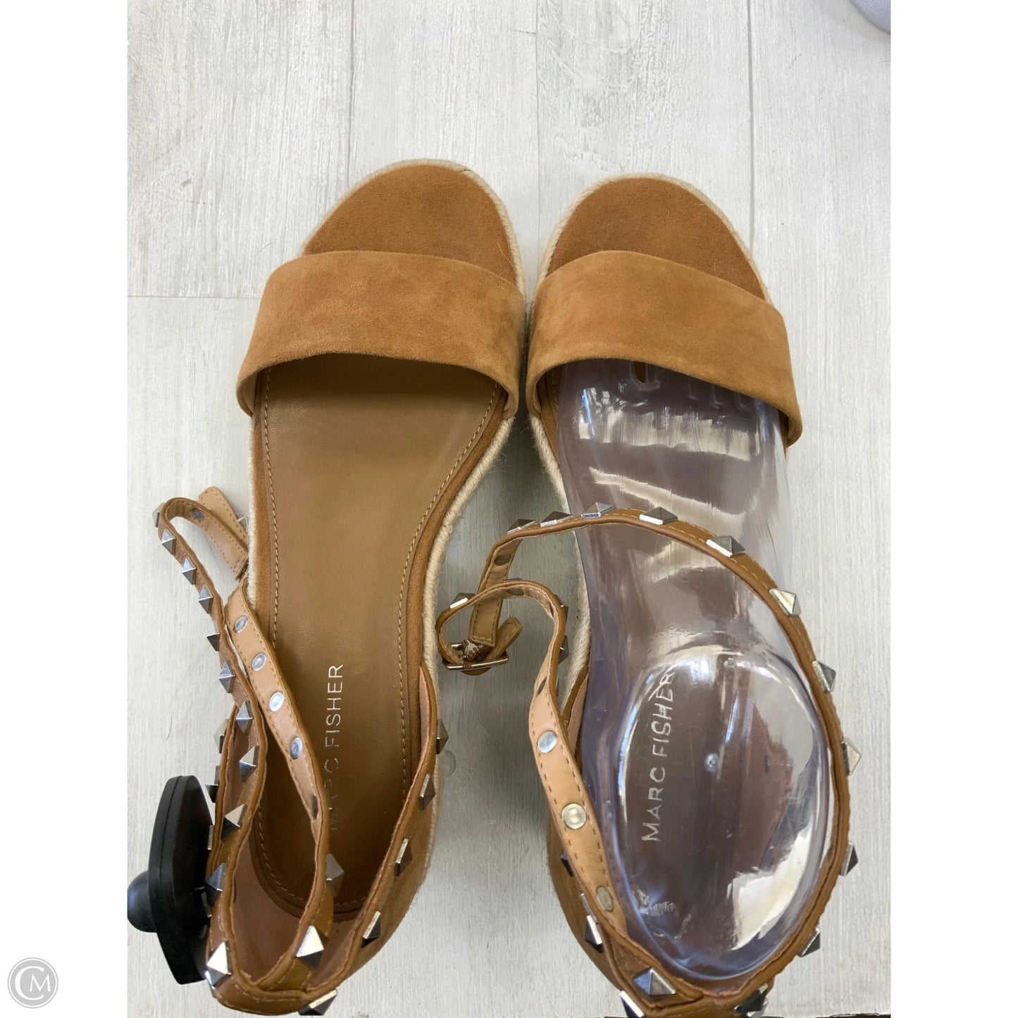 Shoes Heels Platform By Marc Fisher In Brown, Size: 8.5