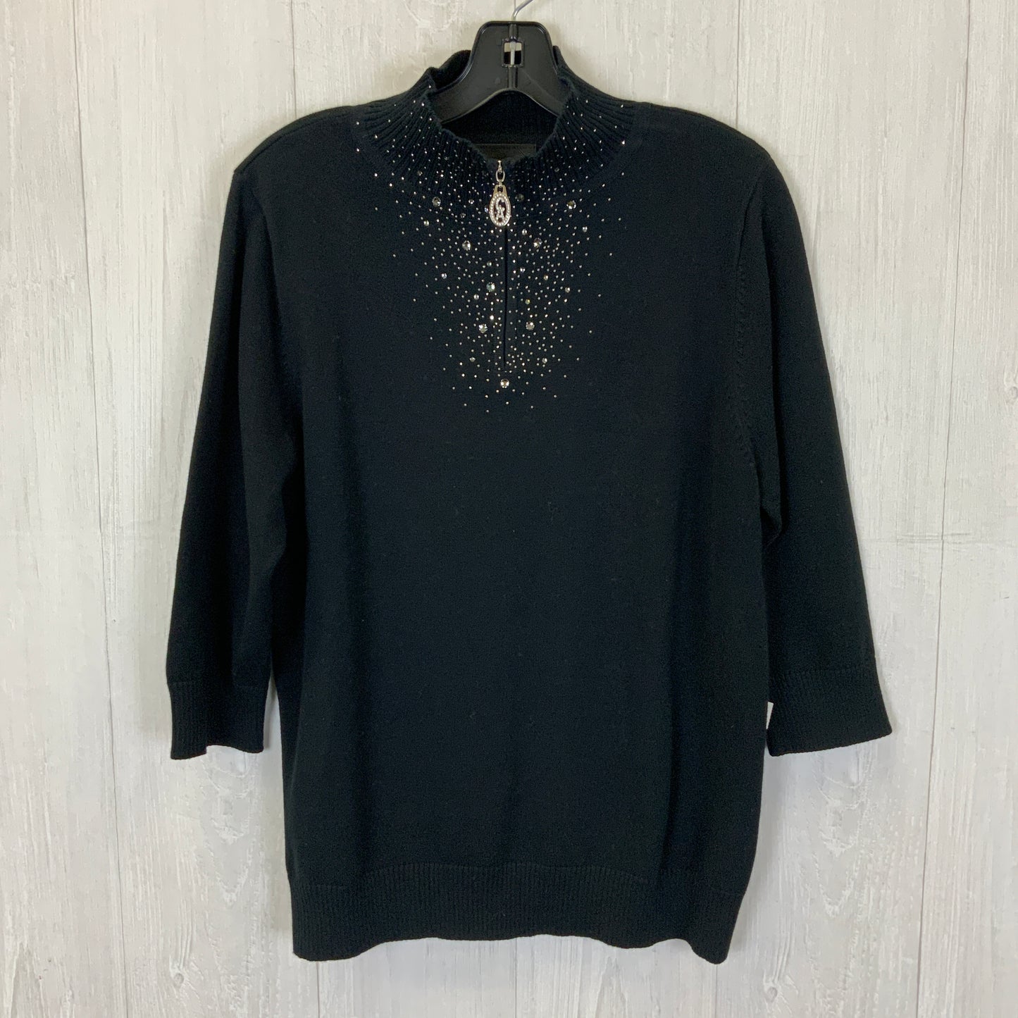 Sweater By Christine Alexander In Black, Size: L