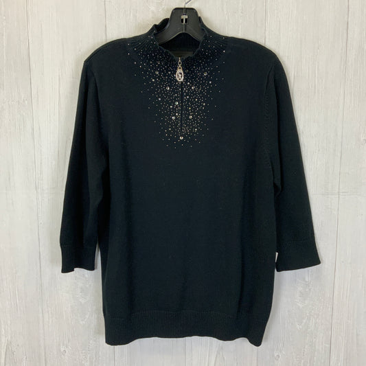 Sweater By Christine Alexander In Black, Size: L