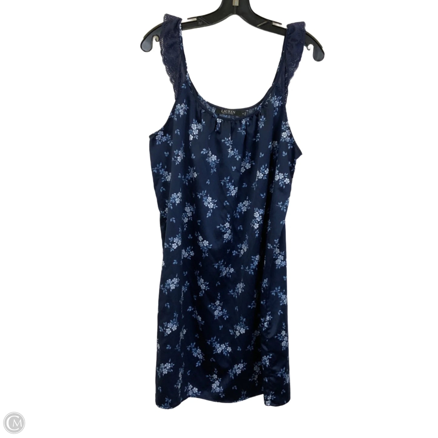 Dress Casual Short By Lauren By Ralph Lauren In Blue, Size: M