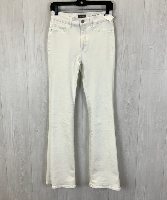 Jeans Wide Leg By Dl1961 In White Denim, Size: 2